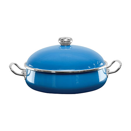 Vita Enamel-On-Steel 5-qt. Roasting Pan With Lid, One Size, Blue