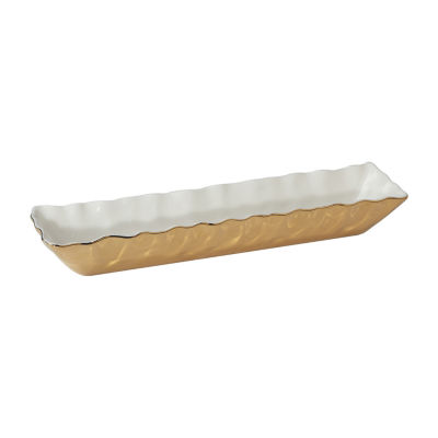 Certified International Gold Coast Porcelain Serving Tray