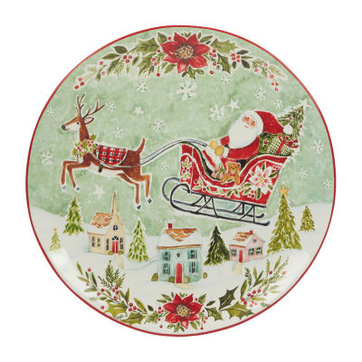 Certified International Joy Of Christmas 4-pc. Earthenware Dinner Plate