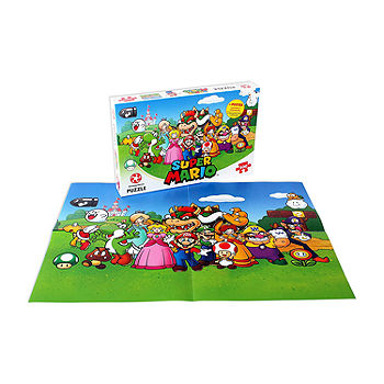 Super Mario And Friends 500 Piece Jigsaw Puzzle, Color: Multi