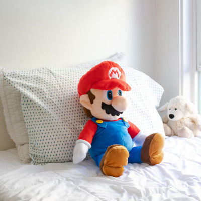 Super Mario The Real Thing 22 Inch Plush Pillow