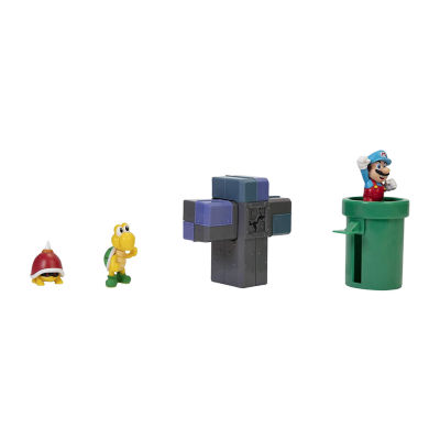 Super Mario 2.5 Inch Figure Underground Diorama Toy Playset