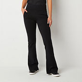Liz Claiborne Tall Womens Amber Mid Rise Straight Pull- On Pants - JCPenney