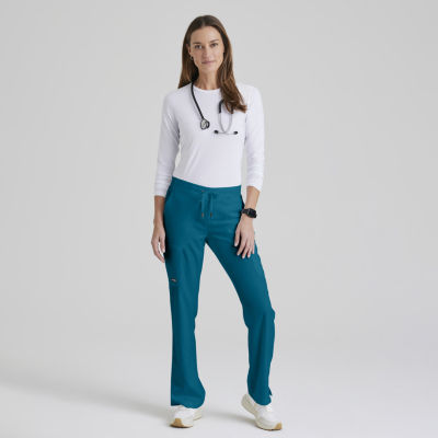 Jockey 2377 Womens Petite Stretch Fabric Scrub Pants