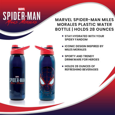 Marvel Miles Morales Spiderman Water Bottle