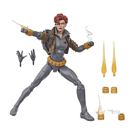 Marvel Legends 6-Inch Figure Comic Black Widow Action Figure, One Size, Multiple Colors