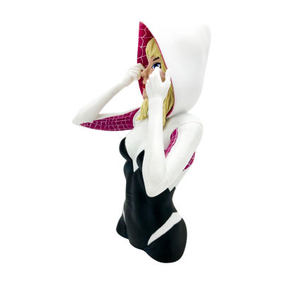 Marvel Spider-Gwen Unmasked Previews Exclusive Bust Bank