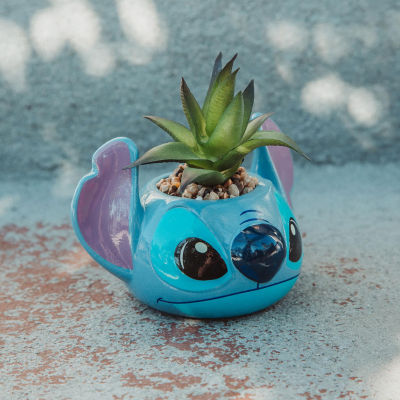 Disney Collection Stitch Mini Ceramic Planter