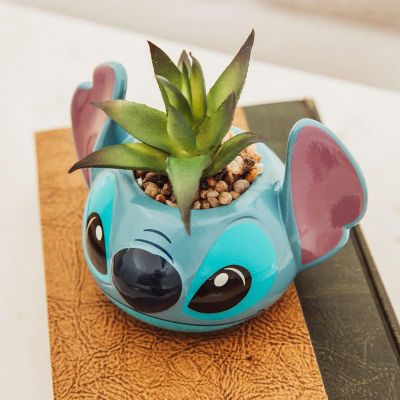 Disney Collection Stitch Mini Ceramic Planter