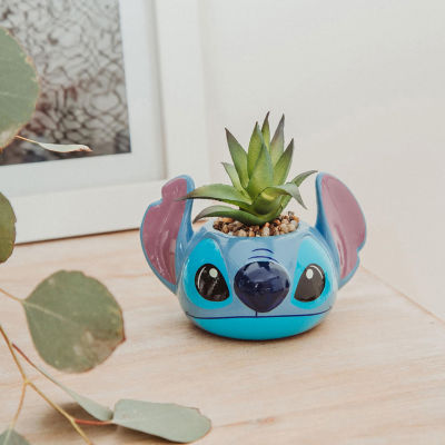 Disney Collection Stitch Mini Ceramic Planter