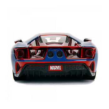 Marvel Spider-Man 2017 Ford Gt 1:24 Vehicle, Color: Multi - JCPenney