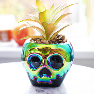 Disney Collection Poison Apple Mini Ceramic Planter