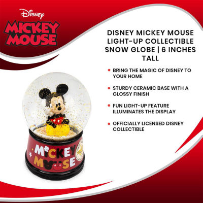 Disney Collection Mickey Snow Globe Mickey Mouse Snow Globe