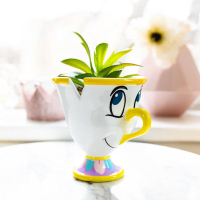 Disney Collection Beauty & The Beast Chip Planter Ceramic Planter