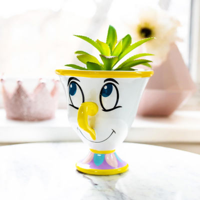Disney Collection Beauty & The Beast Chip Planter Ceramic Planter