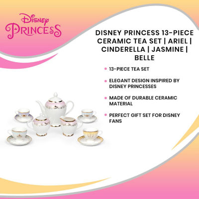 Disney Princess 13 Piece Ceramic Tea Set
