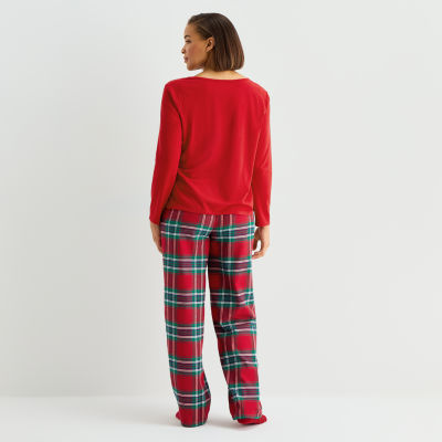 Liz Claiborne Womens Long Sleeve 4-pc. Pajama Sets