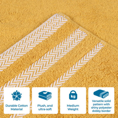 SUPERIOR® Hays Collection | 100% Cotton 8-pc. Quick Dry Solid Bath Towel Set