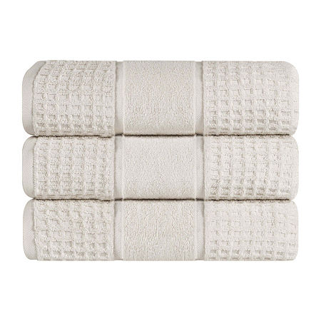 Superior Napa Collection | 100% Cotton 3-pc. Quick Dry Bath Towel In White