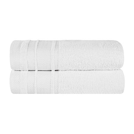Superior Hays Collection | 100% Cotton 2-pc. Bath Sheet In White