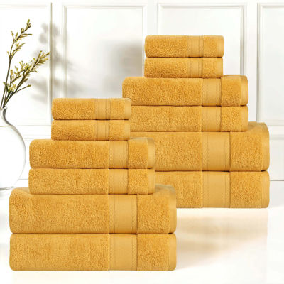 SUPERIOR® Belmont Collection | 100% Cotton 12-pc. Quick Dry Solid Bath Towel Set