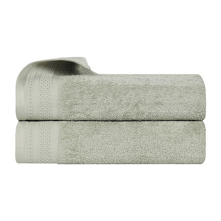 Superior Honeycomb Collection | 100% Combed Cotton 2-pc. Bath Sheet In Green