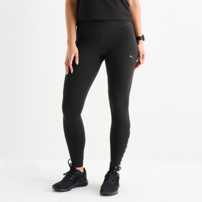 PUMA Womens Mid Rise Knit 28" Active Full Length Leggings