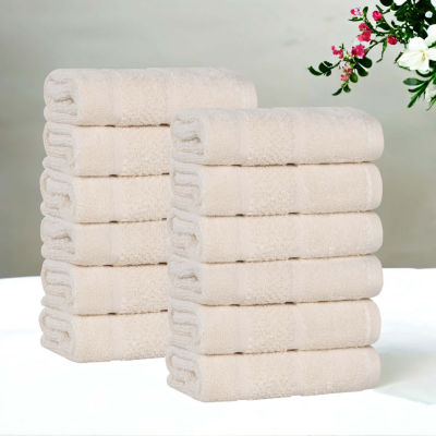 SUPERIOR® Mile Collection | 80% Cotton 20% Viscose 12-pc. Quick Dry Washcloth