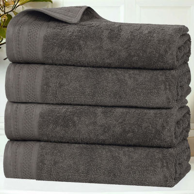 SUPERIOR® Honeycomb Collection | 100% Combed Cotton 4-pc. Quick Dry Bath Towel
