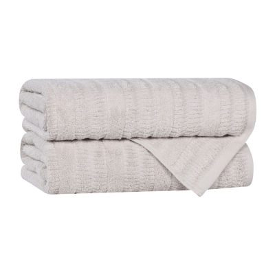 SUPERIOR® Mika Collection | 80% Cotton 20% Viscose 2-pc. Quick Dry Bath Towel