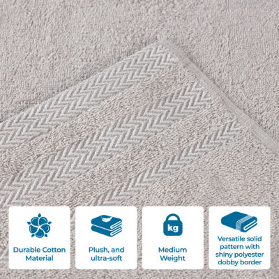 SUPERIOR® Hays Collection | 100% Cotton 3-pc. Quick Dry Solid Bath Towel Set