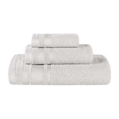 SUPERIOR® Hays Collection | 100% Cotton 3-pc. Quick Dry Solid Bath Towel Set