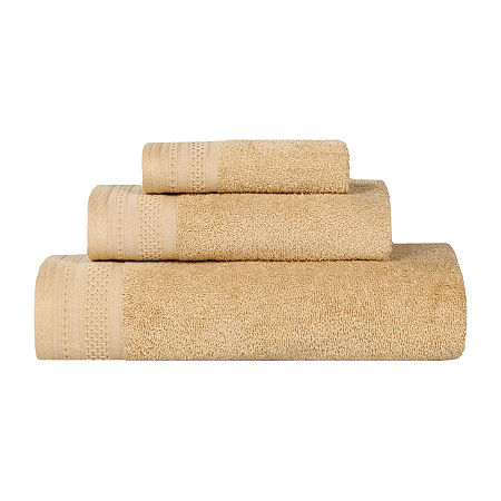 Superior Honeycomb Collection | 100% Combed Cotton 3-pc. Quick Dry Bath Towel Set In Yellow