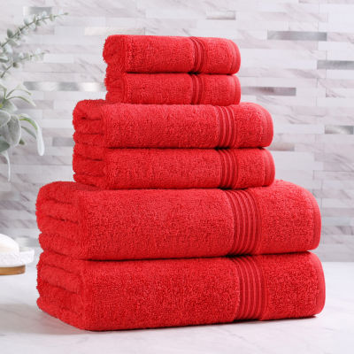 SUPERIOR® Heritage Collection | Luxury Egyptian Cotton 6-pc. Quick Dry Solid Bath Towel Set