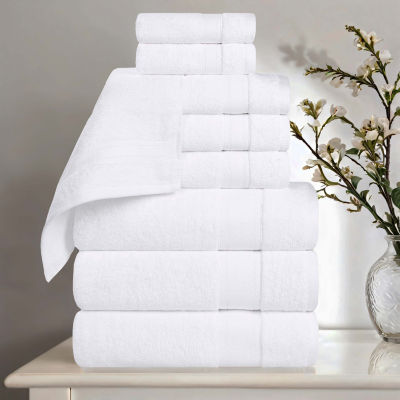 SUPERIOR® Belmont Collection | 100% Cotton 9-pc. Quick Dry Solid Bath Towel Set