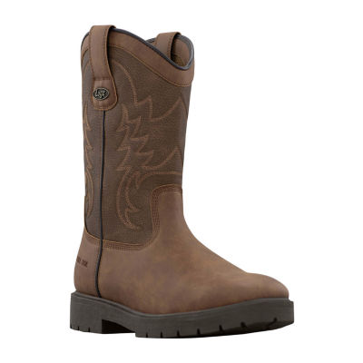 Lugz Cowboss Steel Toe Mens Block Heel Boots