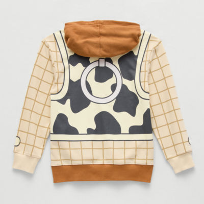 Disney Collection Little & Big Kid Boys Long Sleeve Woody Zipper Hoodie