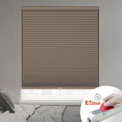 Eco Estates Ez Stick 1.5" Cut-To-Width Cordless 100% Blackout Cellular Shade