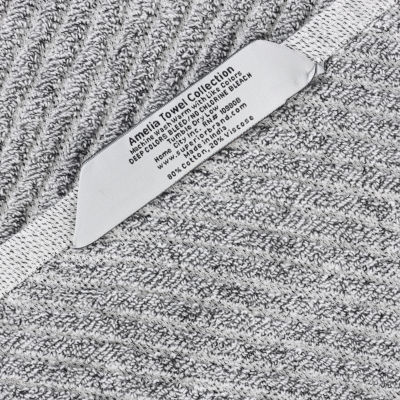 SUPERIOR® Amlia Collection | 80% Cotton 20% Viscose 6-pc. Quick Dry Solid Bath Towel Set