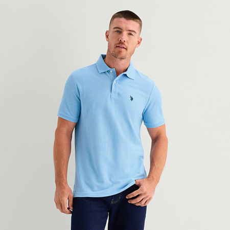 U.S. Polo Assn. Ultimate Pique Mens Classic Fit Short Sleeve Polo Shirt, Xx-large, Blue