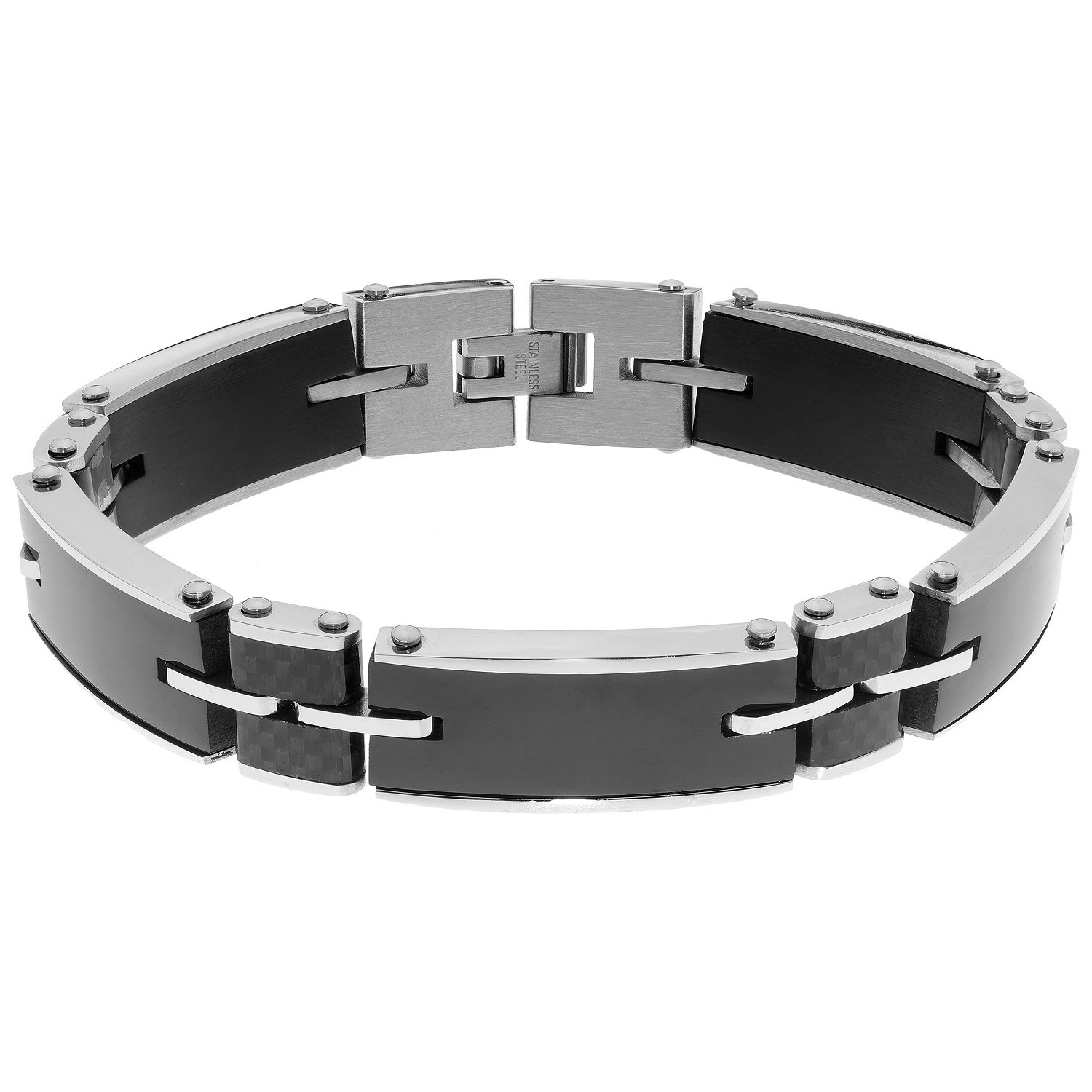Mens Stainless Steel Wrap Bracelet - JCPenney