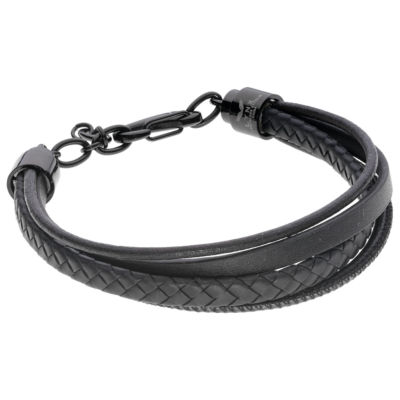 Mens Stainless Steel Wrap Bracelet