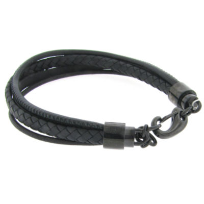 Mens Stainless Steel Wrap Bracelet