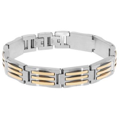 Mens Stainless Steel Wrap Bracelet