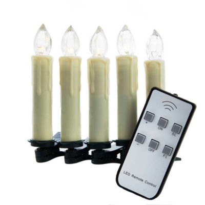 Kurt Adler BatteryOperated Flicker Flame Warm White LED Candle Light
