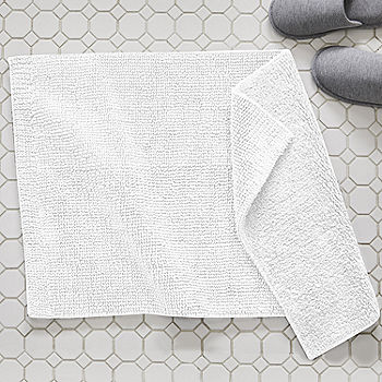 Organic Cotton Bath Mat in Tabac/Noir – The Primary Essentials