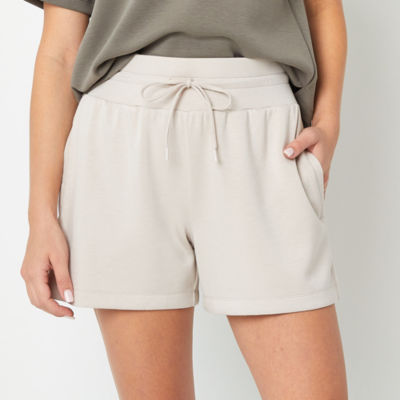 Stylus Womens Mid Rise Pull-On Short