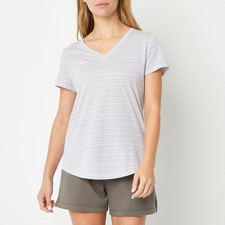  Stylus Womens V Neck Short Sleeve T-Shirt