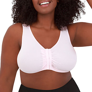 Seamless Underwire Front Close Longline Sports Bra Racerback For