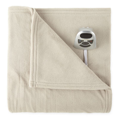 Biddeford Microplush Heated Electric Blanket Brazos Mall